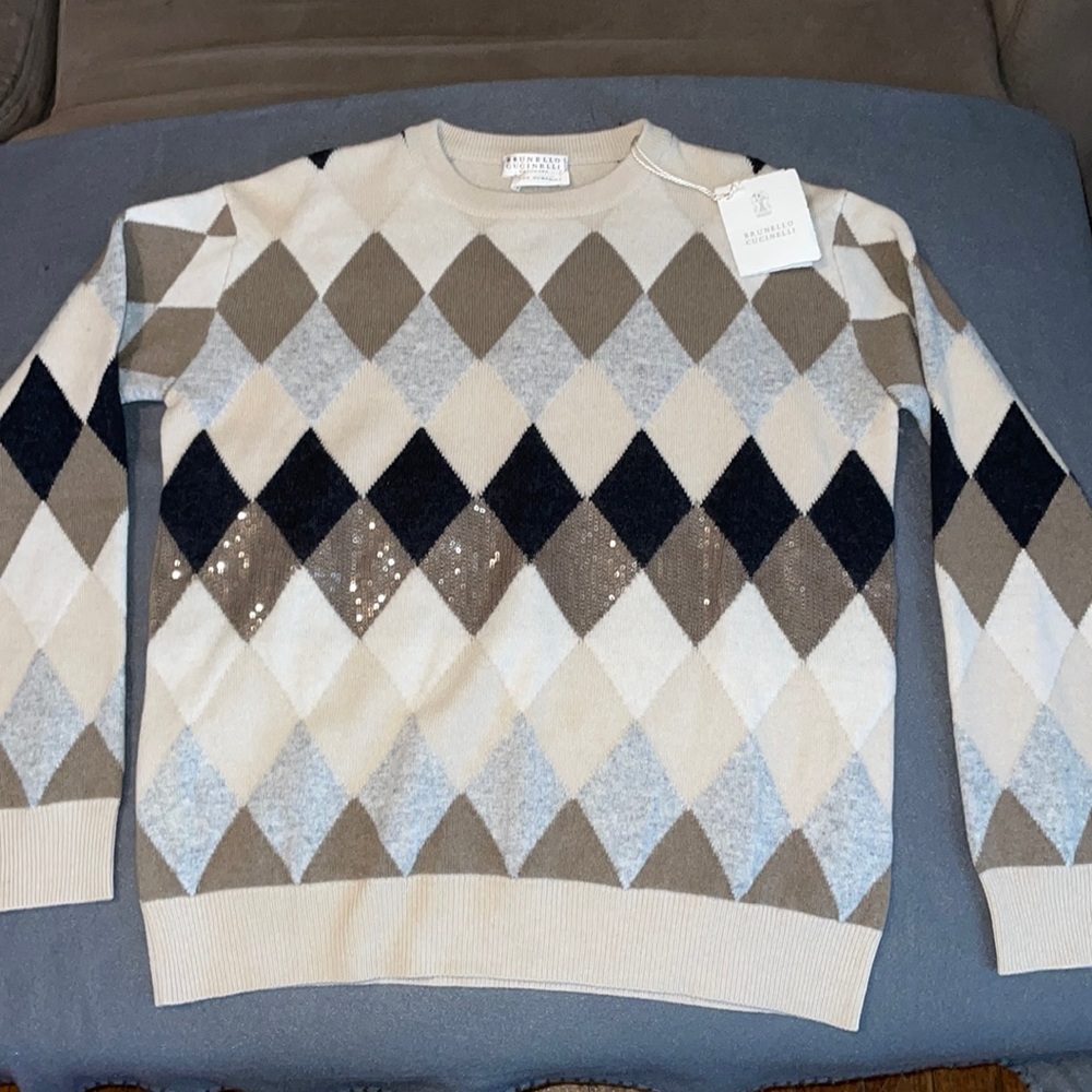 Brunello Cucinelli Girls Sweater
